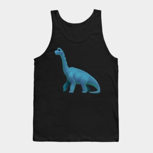 Blue Dinosaur Emoji Tank Top